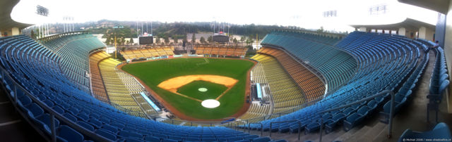 Dodgers, baseball, stadium panorama Dodgers, baseball, stadium, Los Angeles, California, United States 2008,travel, photography,favorites, panoramas