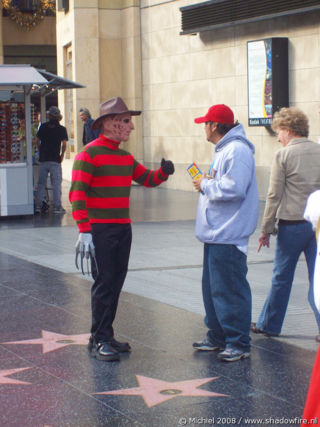 Kodak Theatre,Freddy Kruger, Hollywood BLV, Hollywood, Los Angeles area, California, United States 2008,travel, photography