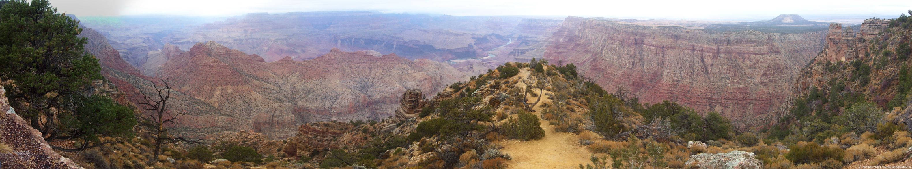 Grand Canyon panorama Grand Canyon, Desert View, South rim, Grand Canyon NP, Arizona, United States 2008,travel, photography, panoramas