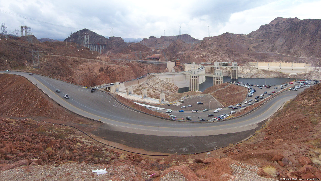 Hoover Dam panorama Hoover Dam, Arizona, United States 2008,travel, photography, panoramas