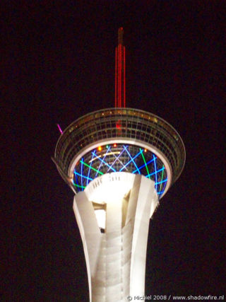 Stratosphere, The Strip, Las Vegas BLV, Las Vegas, Nevada, United States 2008,travel, photography