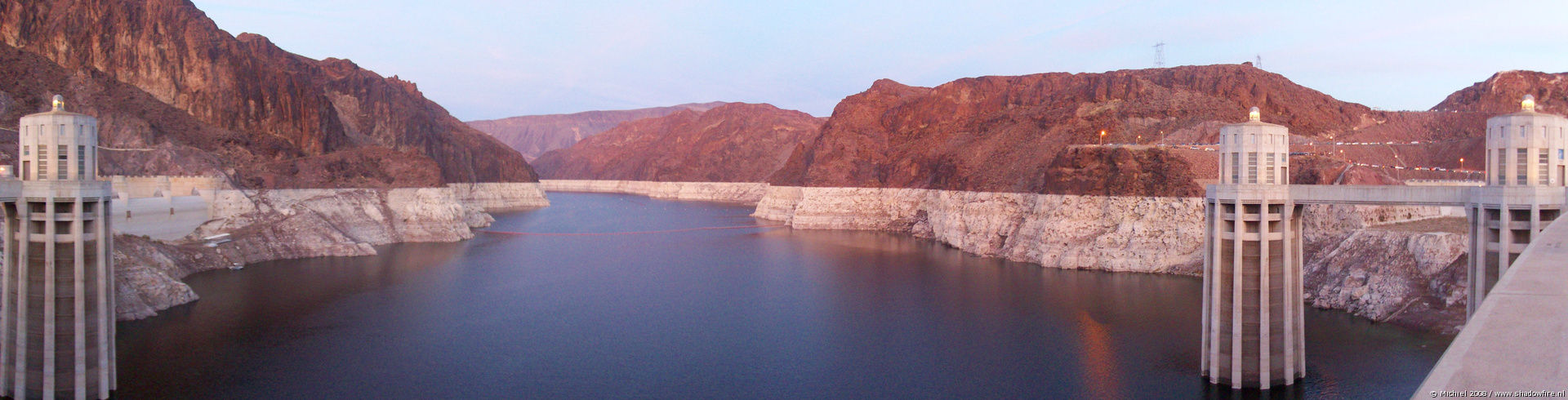 Hoover Dam panorama Hoover Dam, Arizona, United States 2008,travel, photography, panoramas