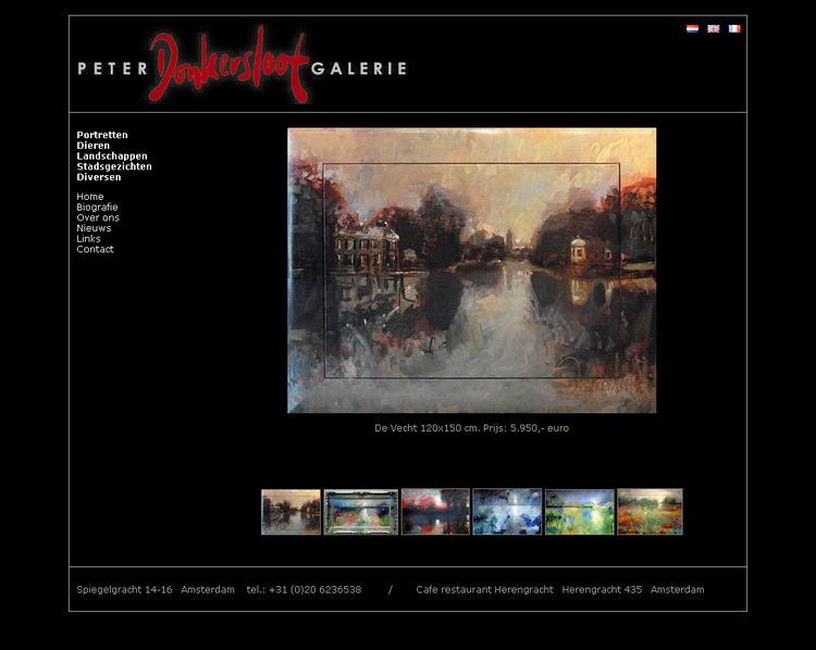 Art website RW work, websites, portfolio, html, css, coldfusion