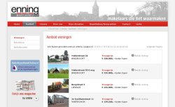 NVM wonen website RW work, websites, portfolio, html, css, coldfusion