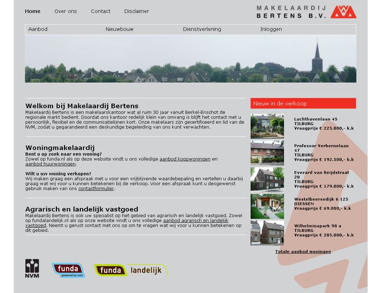 NVM wonen website RW work, websites, portfolio, xml, html, css, coldfusion, bmw