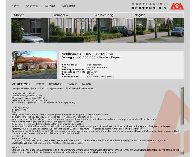 NVM wonen website RW work, websites, portfolio, xml, html, css, coldfusion, bmw