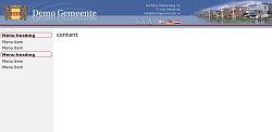 Demo Gemeente OOIP work, websites, portfolio, html, php, mysql, coding, linux